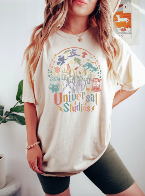 Miniatura: PLAYERA CORTE AMPLIO DE ALGODÓN ADULTO PERSONALIZADA "UNIVERSAL STUDIO-3"