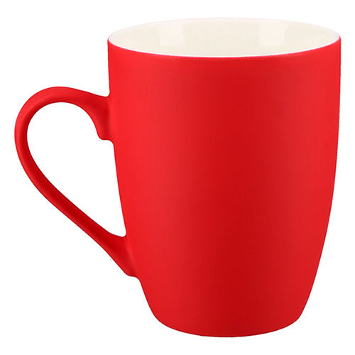 Miniatura: TAZA DE CERÁMICA CON ACABADO RUBBER 400ML "KOZ"