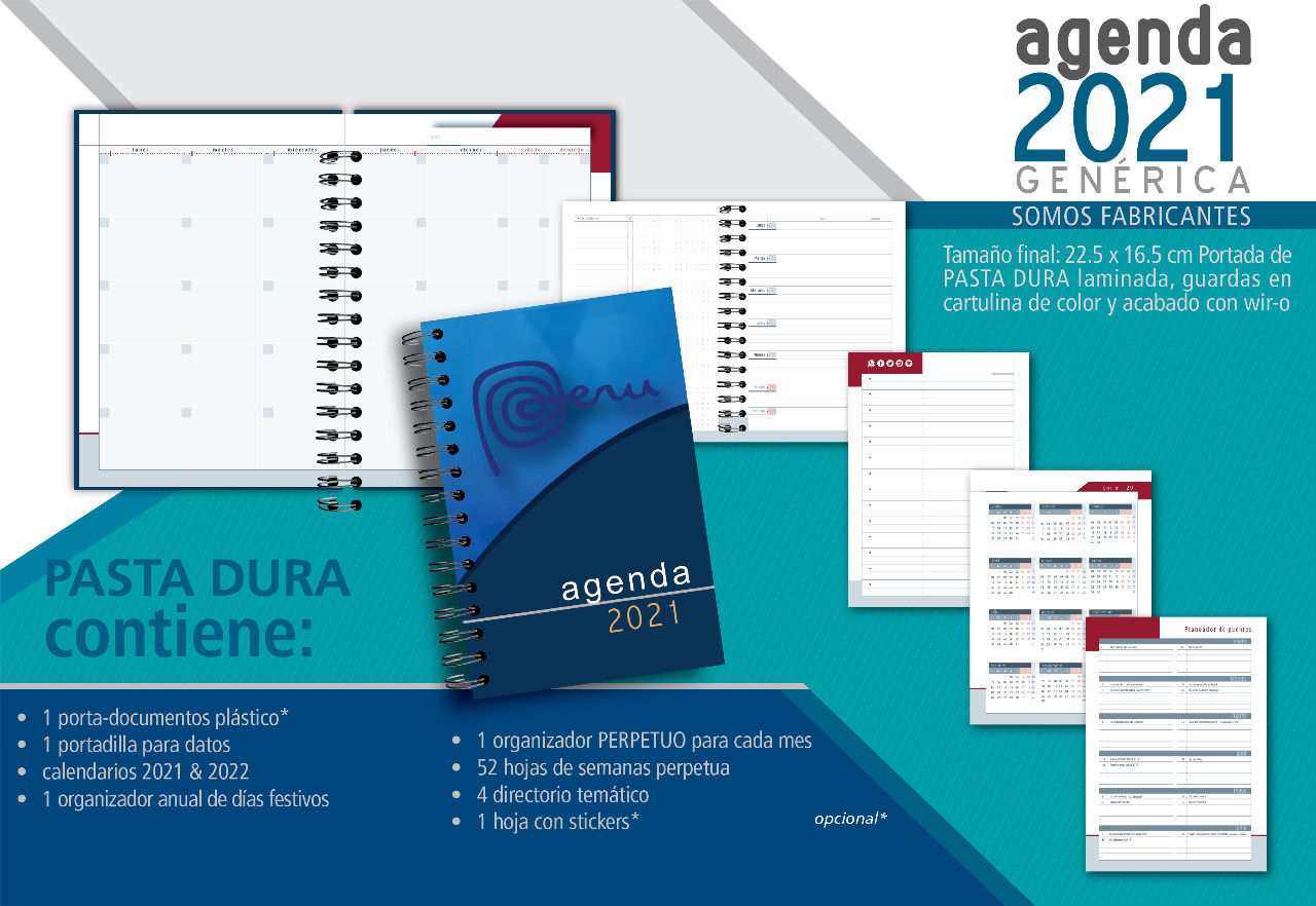 IMPRESIONES AGENDA 2021  PAQ. 10 JUEGOS