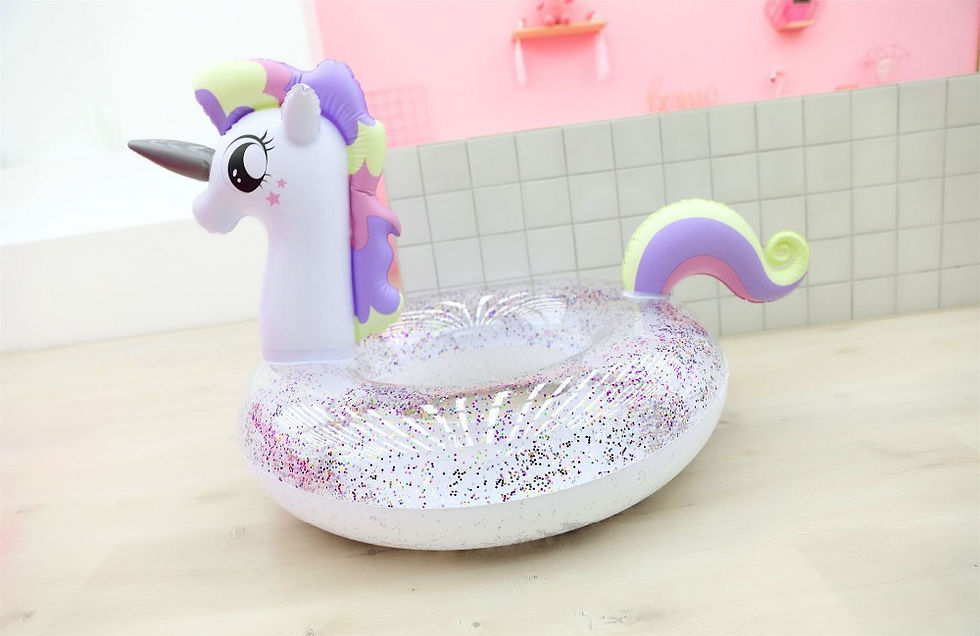 Miniatura: 25PZAS INFLABLES DE FLAMINGO-CISNE-UNICORNIO GRANDE