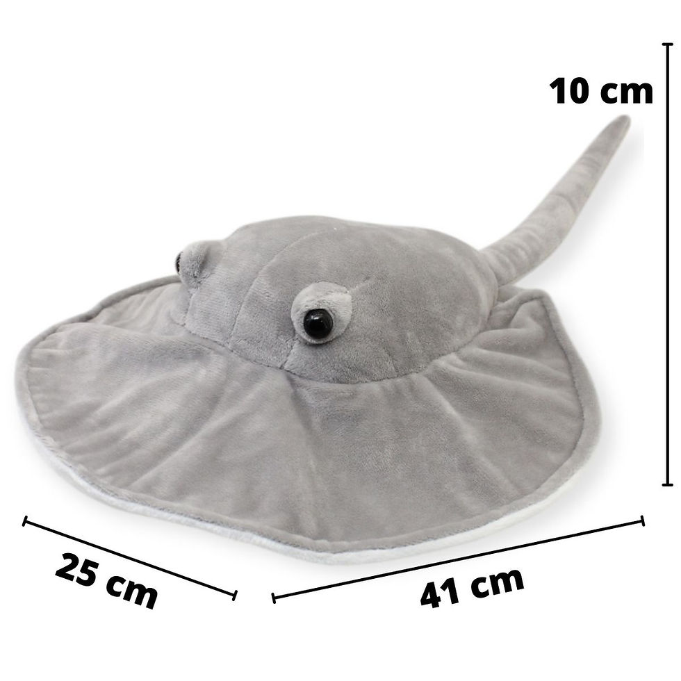 Miniatura: 25PZAS MANTARRAYA DE PELUCHE  "MANTARRAYA BORABODY"
