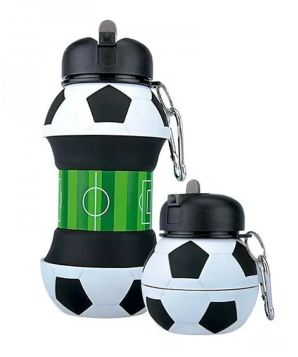 Miniatura: Botella Cilindro de Plástico en Forma de Pelotas de Deportes - Hidratación y Estilo Deportivo