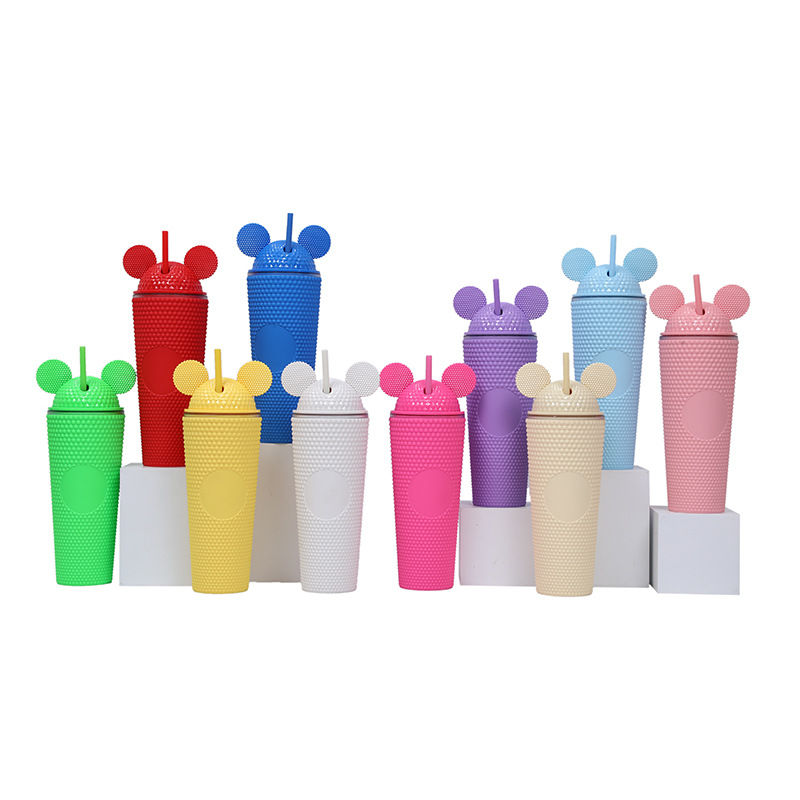 Miniatura: 24PZAS VASO SIMULACIÓN DE DIAMANTE TIPO STARBUCKS 798ML "MICKEY"