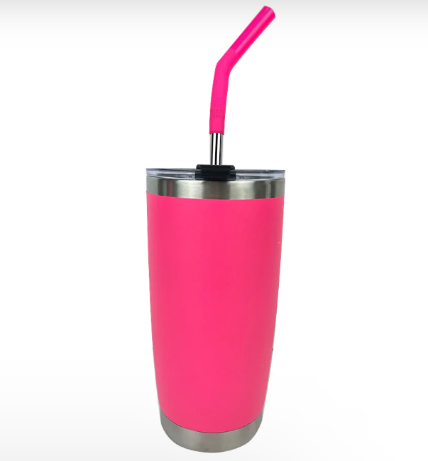 Miniatura: 12PZAS TERMO  ACERO INOXIDABLE INSULADO 20OZ "PREMIUM CON POPOTE"