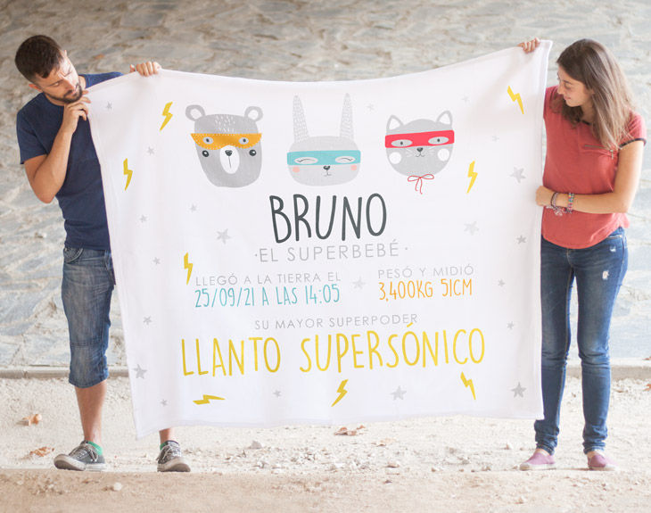 Miniatura: 10PZAS FRAZADA DE TELA POLAR PERSONALIZADA