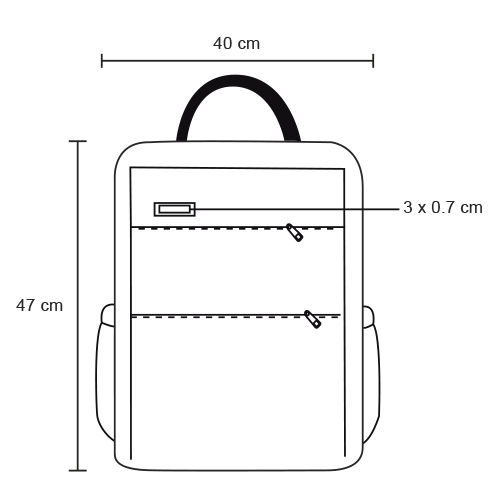 Miniatura: 10PZAS MOCHILA1 COMPARTIMENTO  "SAGA"