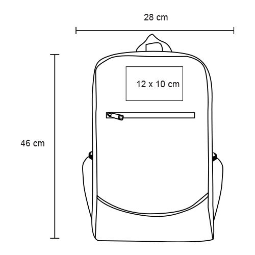 Miniatura: 10PZAS MOCHILA  CON COMPARTIMENTO PRINCIPAL ACOLCHADO "FOX"