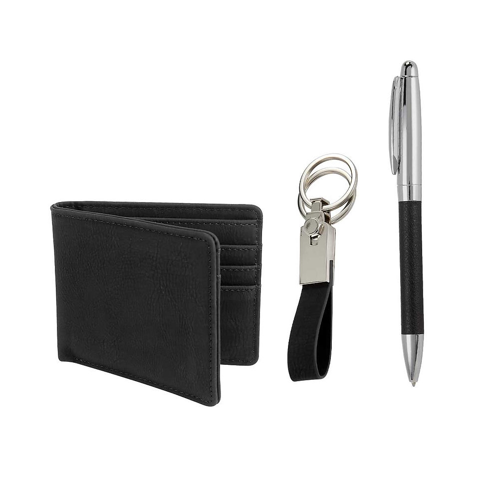 Set de Regalo Ejecutivo Cartera-Bolígrafo-Llavero "PLIT" – Elegancia y Profesionalismo en un Solo Set