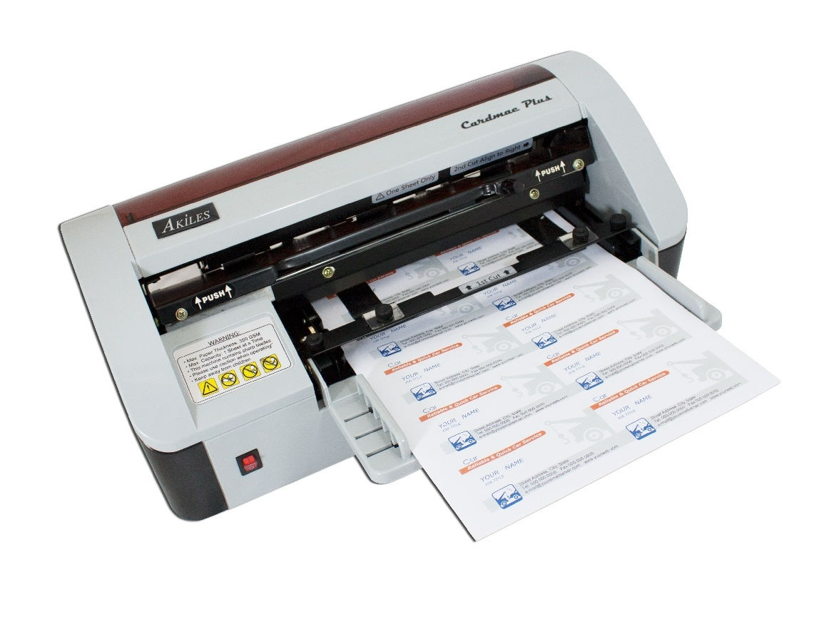 CORTADORA PROFESIONAL ELECTRICA  DE TARJETAS DE PRESENTACION