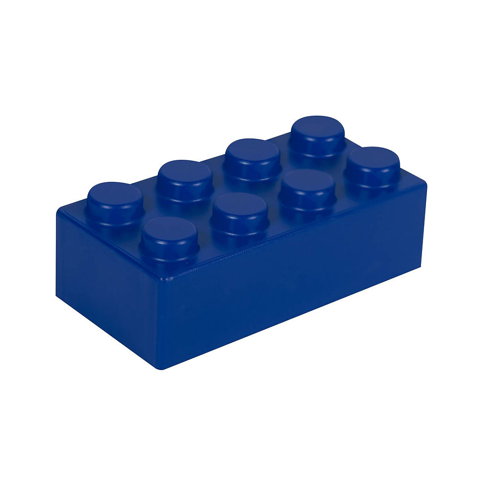 Miniatura: Figura Anti-Stress en Forma de Lego "Pie" - Relájate con Estilo