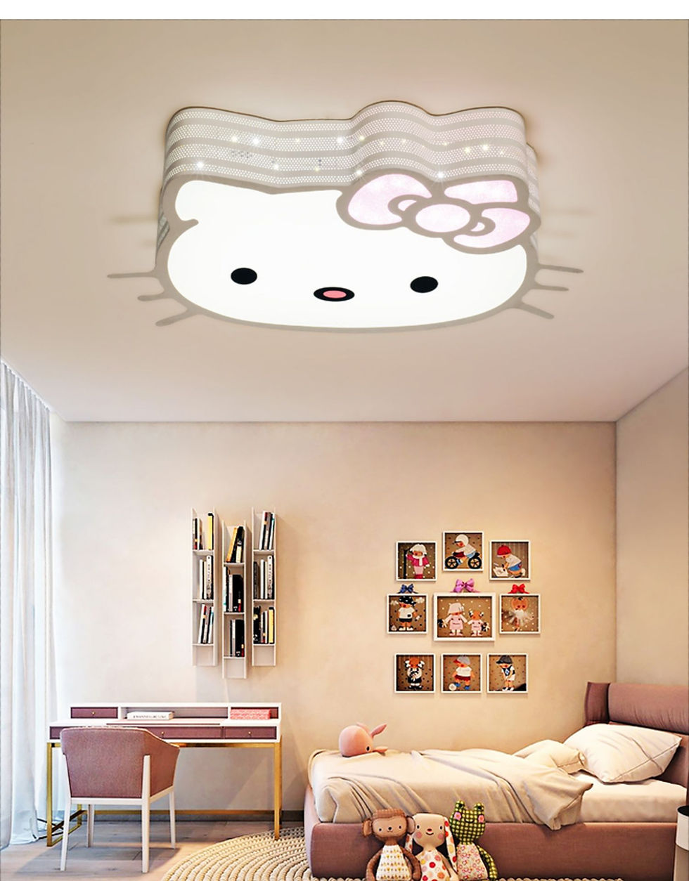 Miniatura: LÁMPARA DE TECHO PARA CUARTO INFANTIL DE KITTY