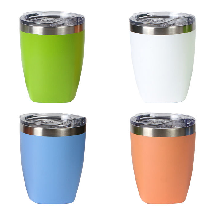 Miniatura: 12PZAS VASO DE ACERO INOXIDABLE INSULADO TIPO WISKERO 9OZ