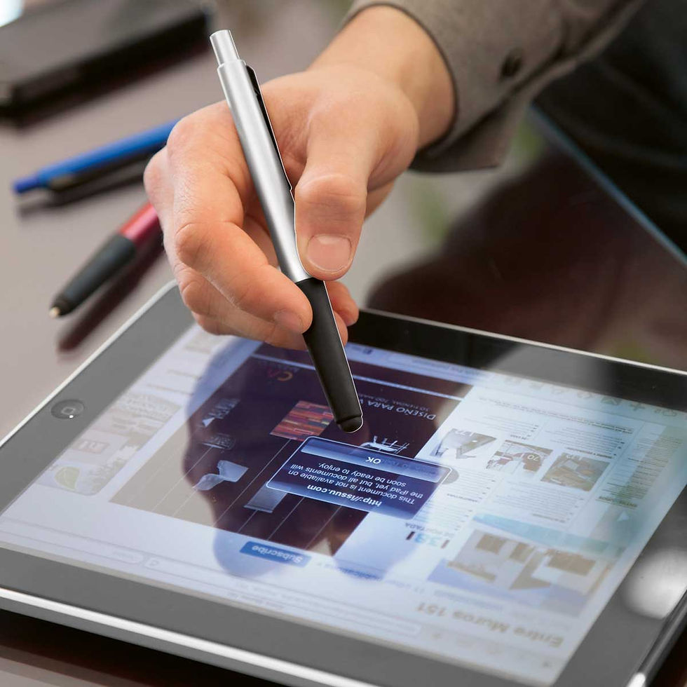 Miniatura: 100PZAS BOLÍGRAFO PLÁSTICO CON TOUCH SCREEN  "GLIT"