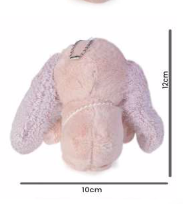 Miniatura: 12PZAS PELUCHE DE LLAVERO DE CONEJA  10X12CMS  "CHISPITA"