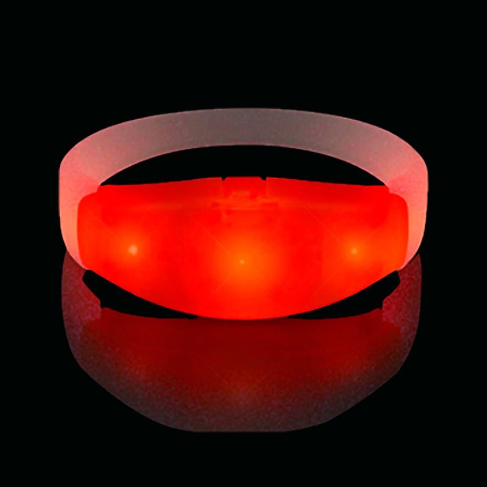 Miniatura: 100PZAS PULSERA LED MANEJADA POR CONTROL - CONTROLA LA ENERGÍA DE TU EVENTO