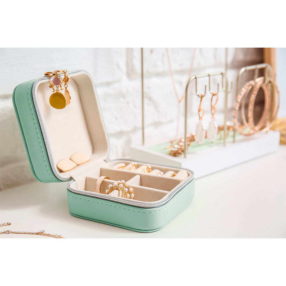 Miniatura: Alhajero de Compartimento Principal "EREV" - Organización y Elegancia para tus Joyas