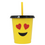 Miniatura: Vaso Venti Plástico Mini 16oz con Popote "MINIEMOJI" - Diviértete e Hidrátate con Estilo