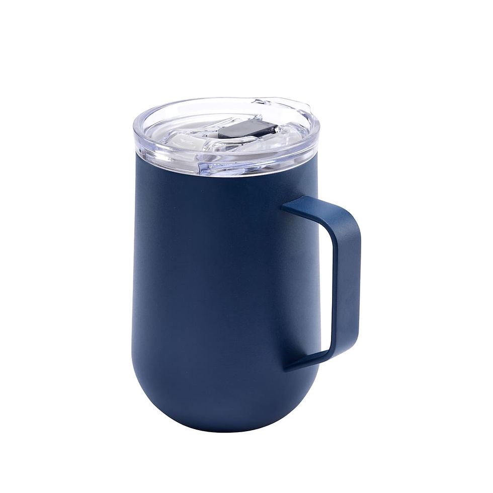 Miniatura: Taza Doble Pared Acero Insulado Rugosa 600 ml