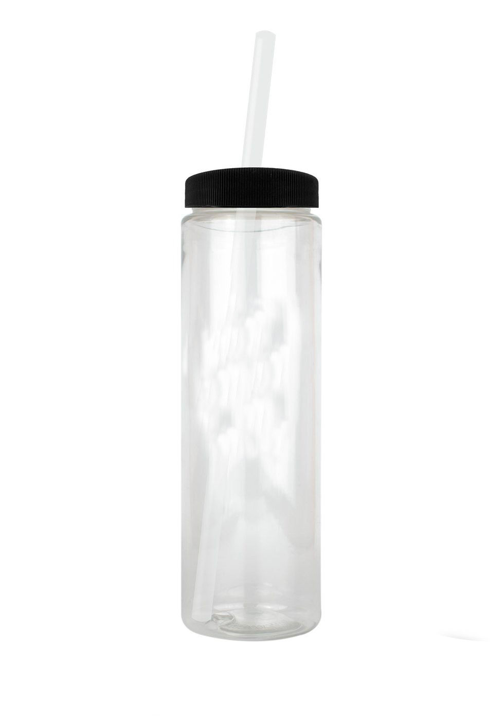 Miniatura: TARRO CILÍNDRICO 750ML TRANSPARENTE CON POPOTE  TIPO "YARDA  POP"