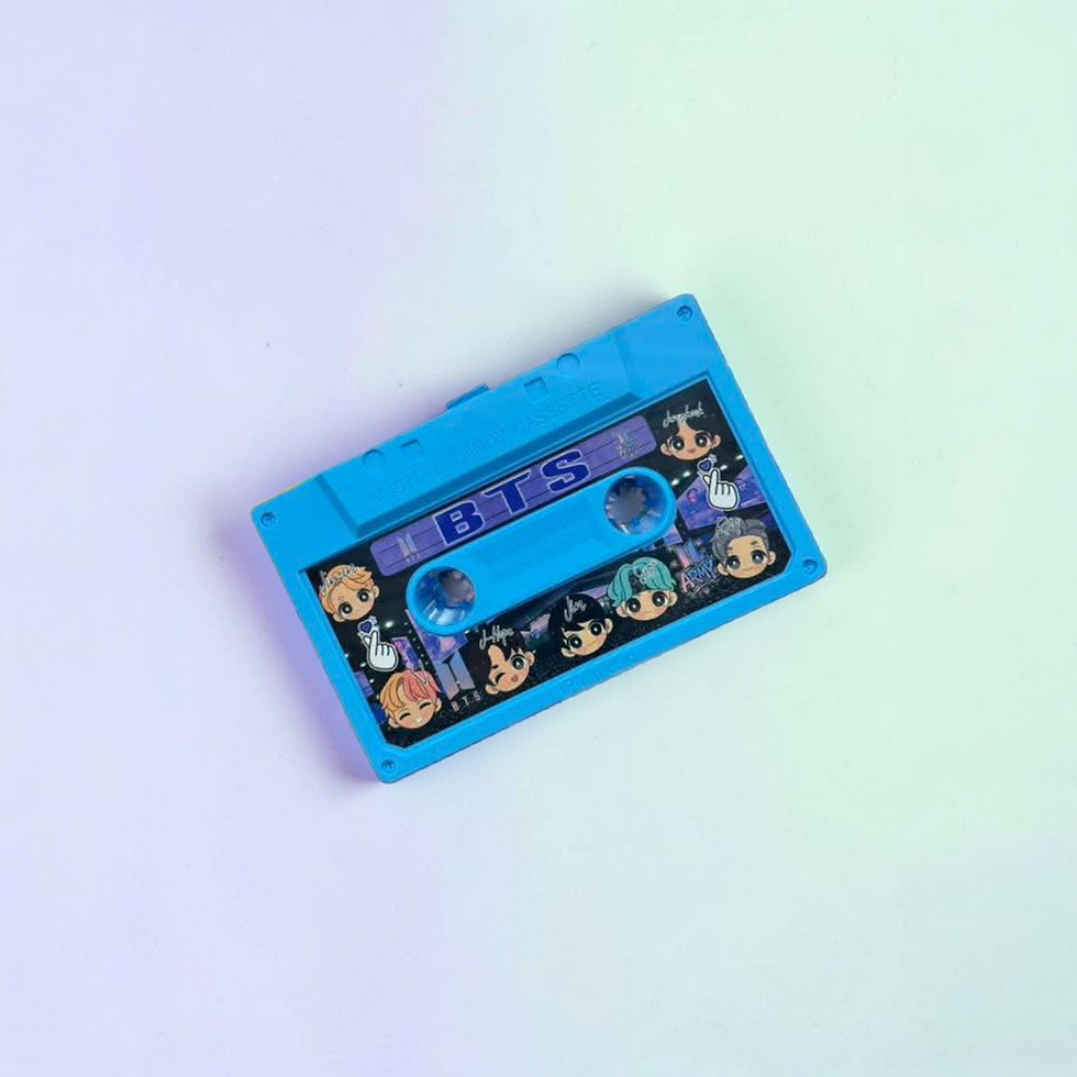 Miniatura: 50PZAS DULCERO EN FORMA DE CASETTE "80TAS DE PERSONAJES"