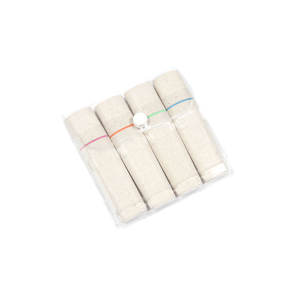 Miniatura: 25PZAS JUEGO DE MARCA TEXTOS DE FIBRA  DE TRIGO "GYU"