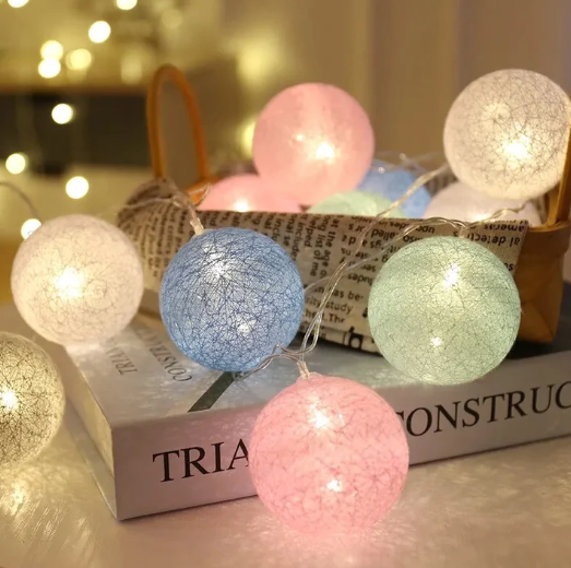 Miniatura: 25PZAS TIRA DE LUCES LED CON DIFERENTES FIGURAS PARA DECORACIÓN
