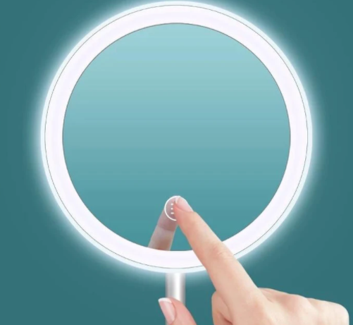 Miniatura: ESPEJO PARA MAQUILLAJE RECARGABLE DE MESA CON LUZ TOUCH