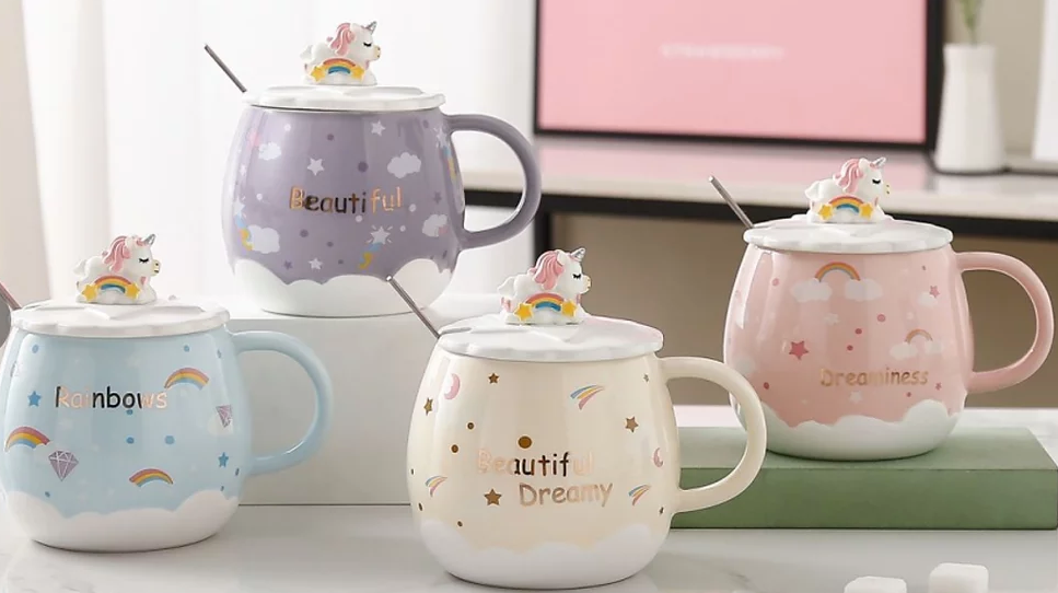 Miniatura: TAZAS DE PORCELANACUTE KAWAII 2