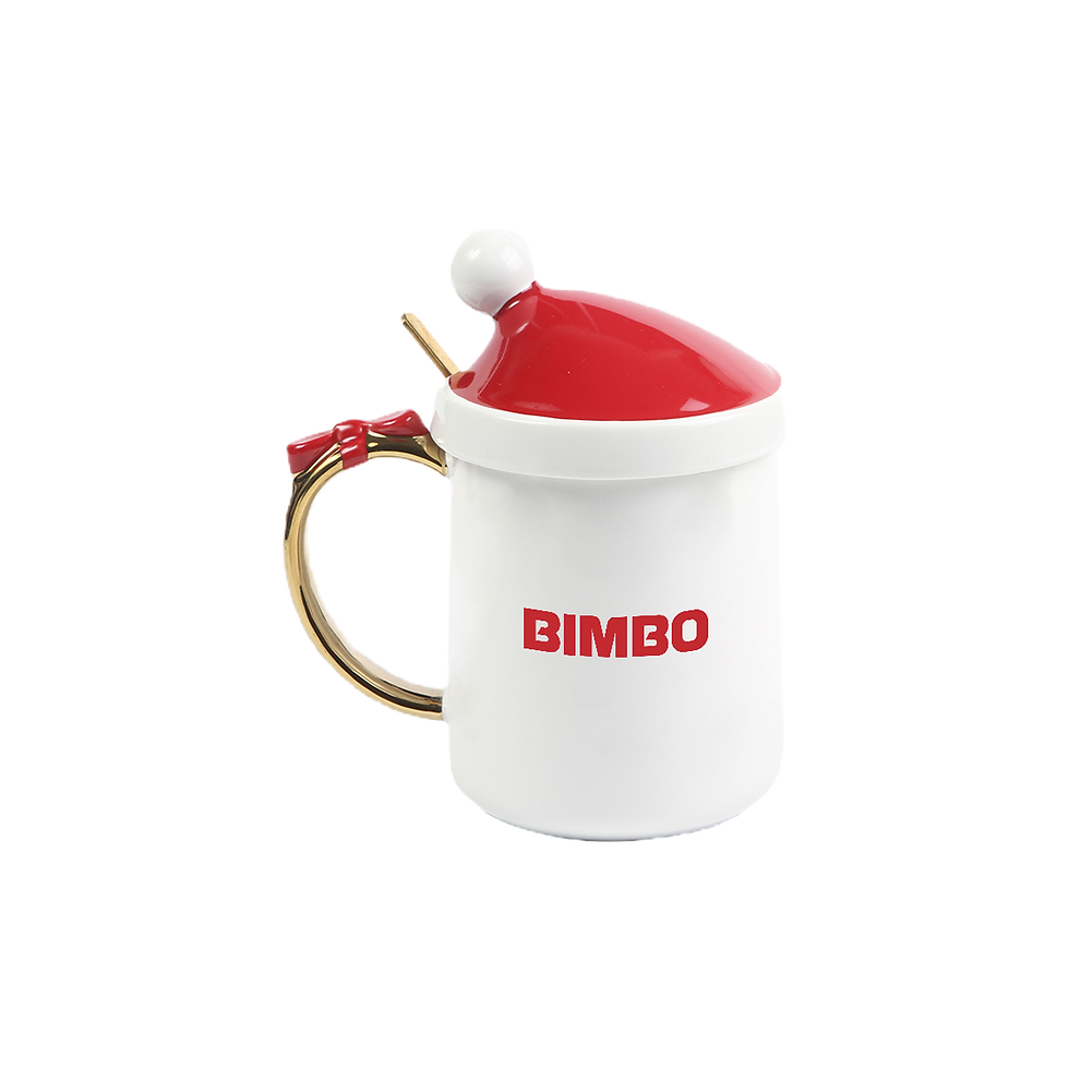 Miniatura: 20PZAS TAZA CERÁMICA CON DORADO Y CUCHARITA 400ML  "SUT"