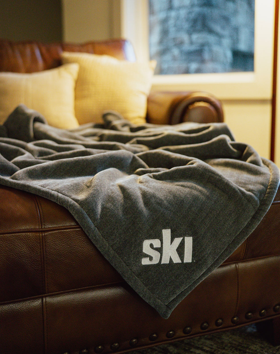 SKI Throw Blanket