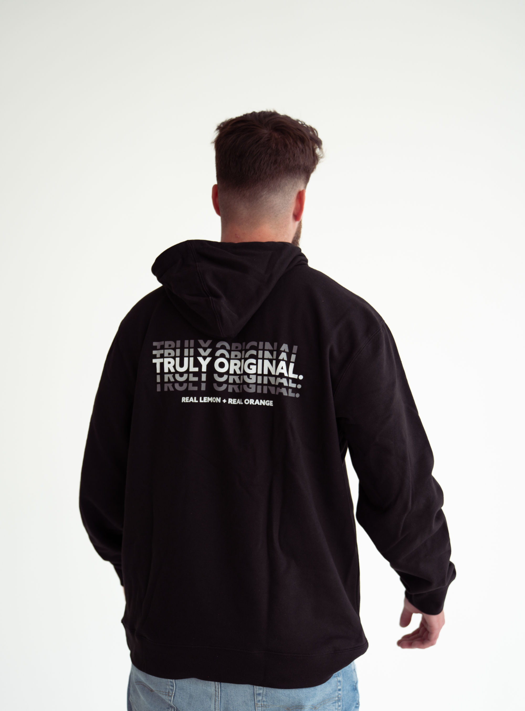 SKI “Truly Original” Fleece Hoodie-Black
