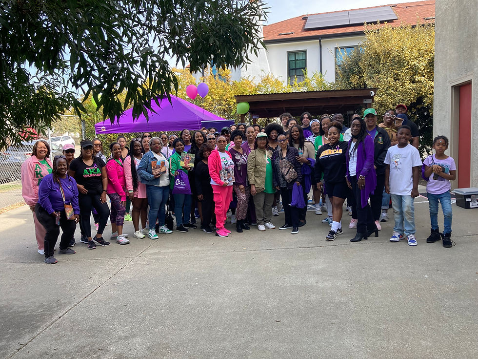 A Safe Place and Xi Gamma Omega Sorority in partnership, Day of Awareness