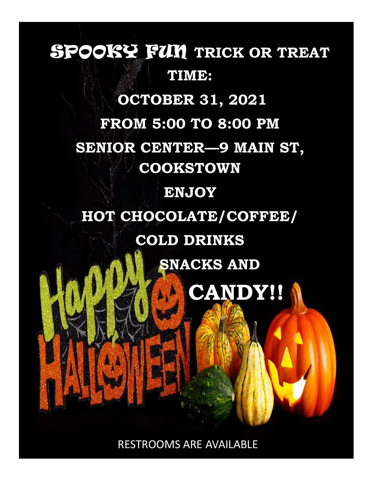 Spooky Fun Trick or Treat New Hanover Townhip