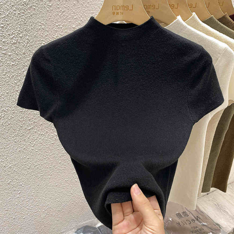Thumbnail: 2025 Pullover Sweater  Basic Layering Piece Thin  Pullover Women Female Knitted 