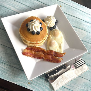 Pancakes con Blueberry
