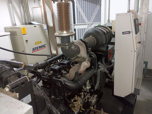 Manutenção em gerador Stemac, motor MWM, 85KVA
