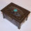 Thumbnail: McVitie & Price Arts and Crafts Copper, Ruskin & Brass  Biscuit Box