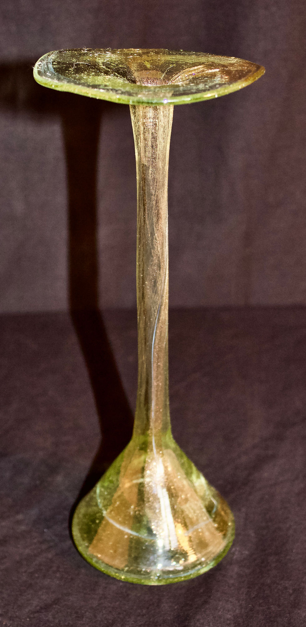 Thumbnail: Christopher Dresser Arts and Crafts Clutha Glass Solifleur Vase