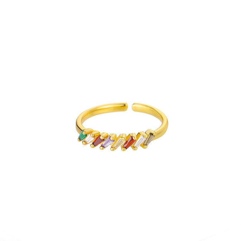 Thumbnail: Zircon Little Heart Ring Minimalism Heart Ring