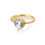 Thumbnail: Zircon Little Heart Ring Minimalism Heart Ring