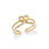 Thumbnail: Zircon Little Heart Ring Minimalism Heart Ring