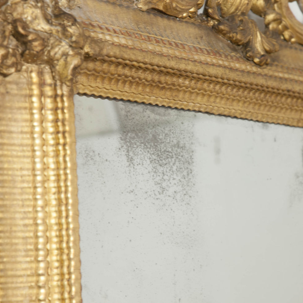 Thumbnail: Giltwood Ripple Mirror