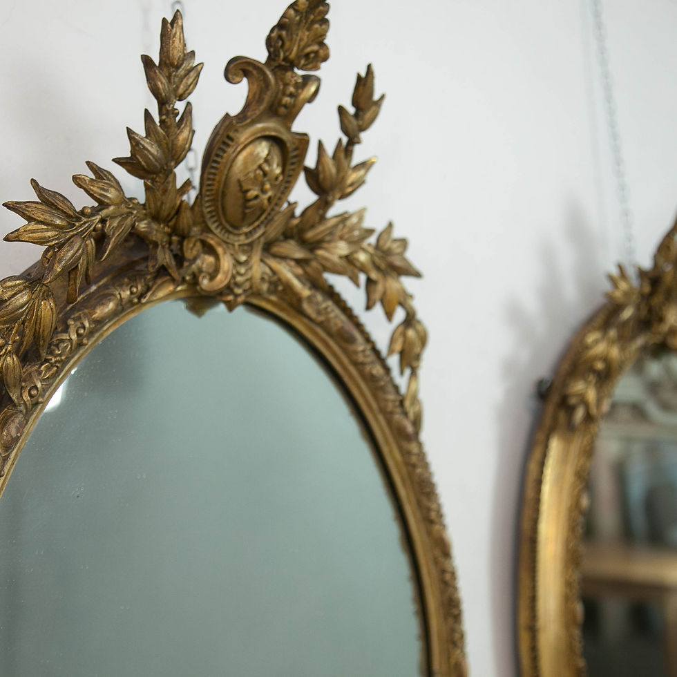 Thumbnail: Pair of Girandole Mirrors