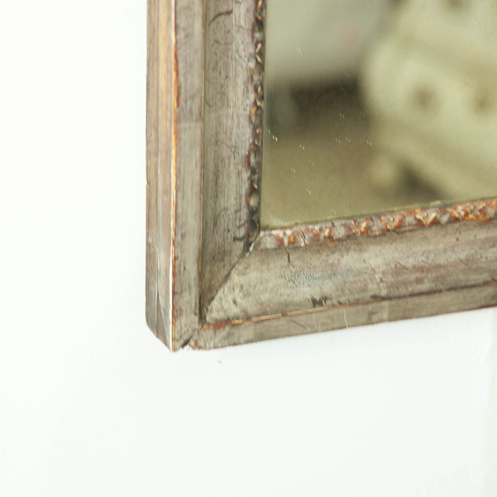 Thumbnail: Pair of Silver leaf mirrors
