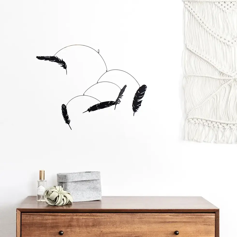Falling Feather Hanging Mobile