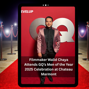 Walid Chaya Featured by LEVEL UP at GQ’s 2025 Men of the Year Event