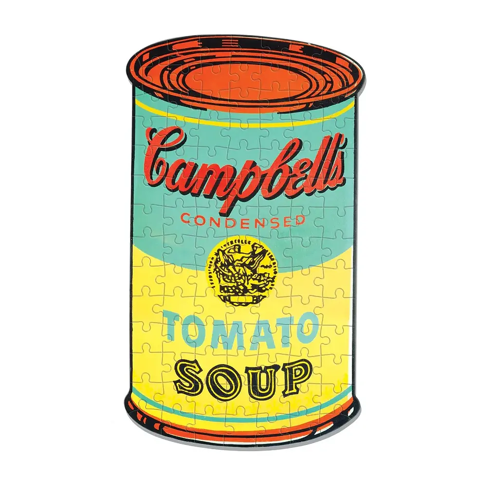 Thumbnail: Andy Warhol Campbell's Soup 100 Piece Mini Shaped Puzzle