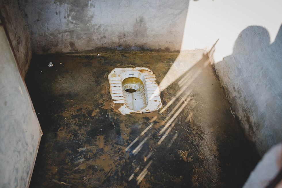 Lack of proper sanitary facilities in rural India