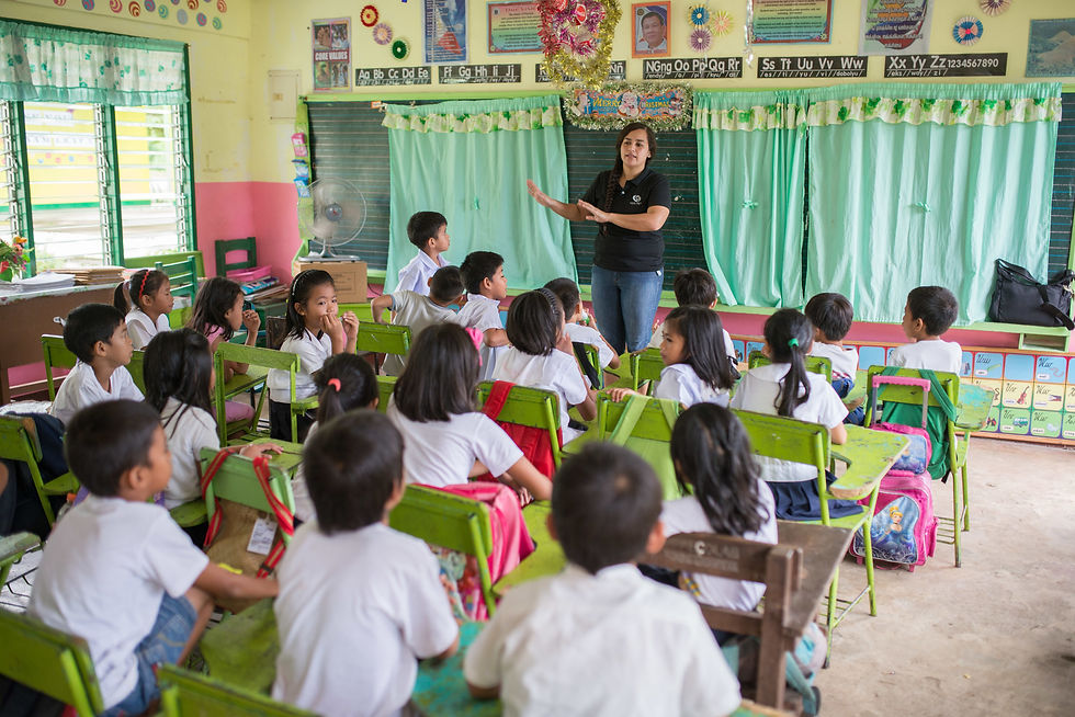 Leafa Vagatai has given the last 10 months of her time to invest into a school in the Philippines that needed assistance teaching kids who need more individualized attention.