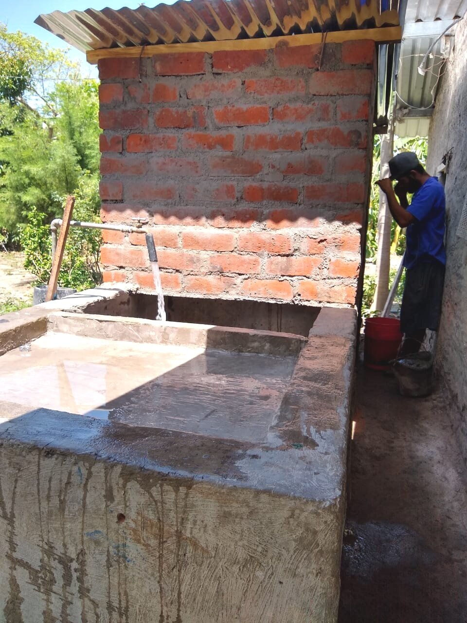 AFTER: New Washing Station & Private Shower